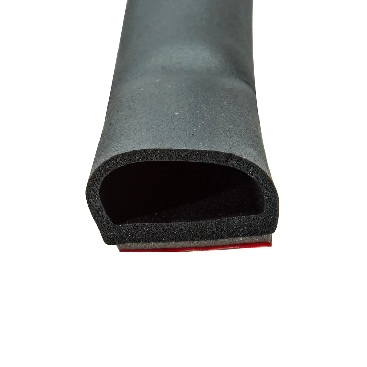 High Density Closed Cell EPDM Sponge Strip D Seal S/A 19mm x 12.7mm