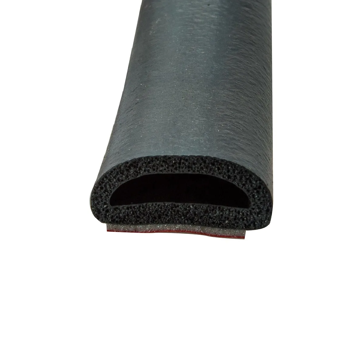 High Density Closed Cell EPDM Sponge Strip D Seal S/A 19mm x 9.5mm