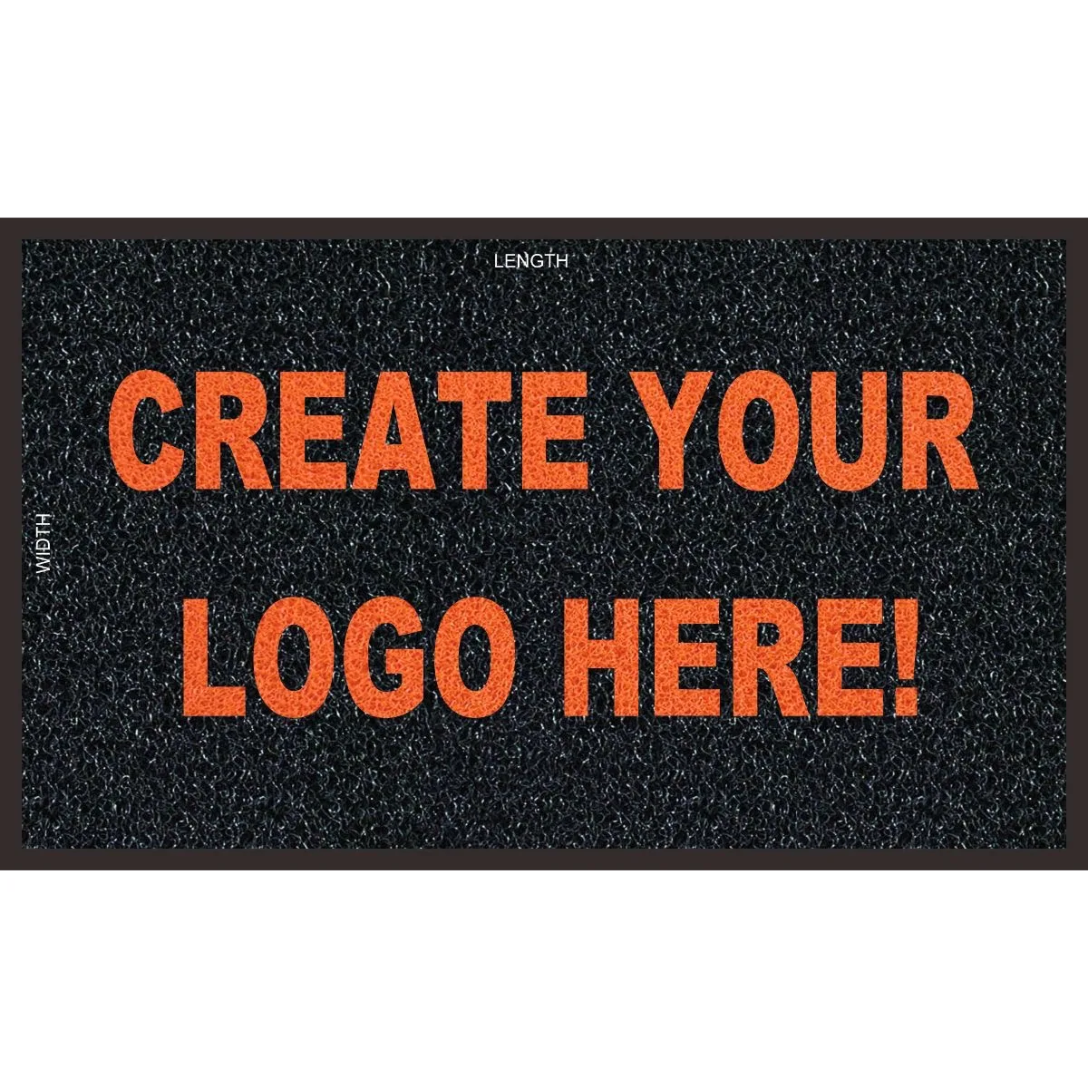 Inlay Logo PVC Cushion Mat