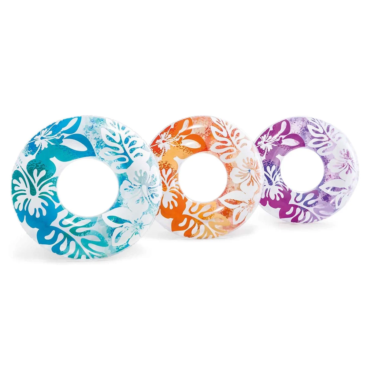 Intex Clear Colour Swim Ring Assorted