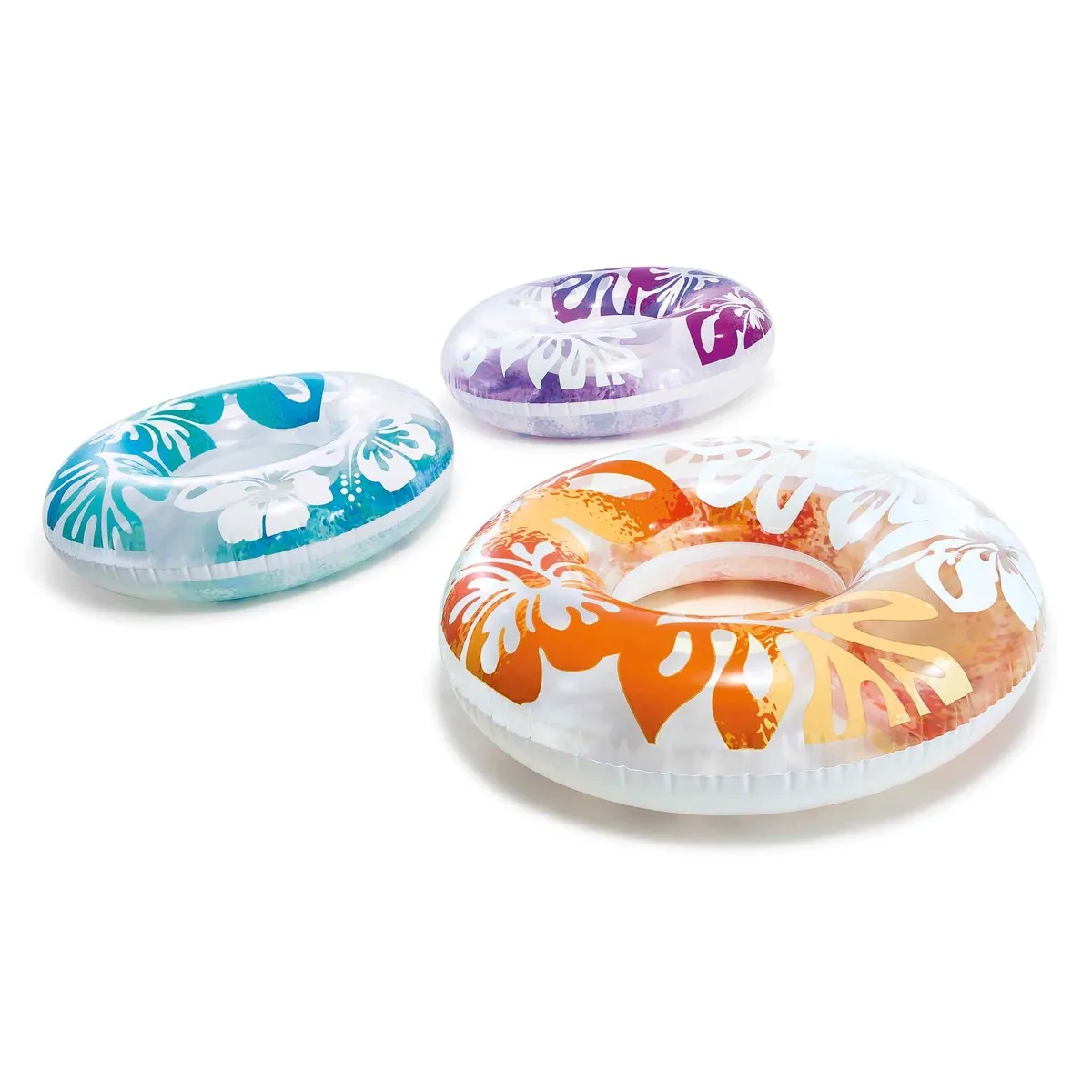 Intex Clear Colour Swim Ring Assorted