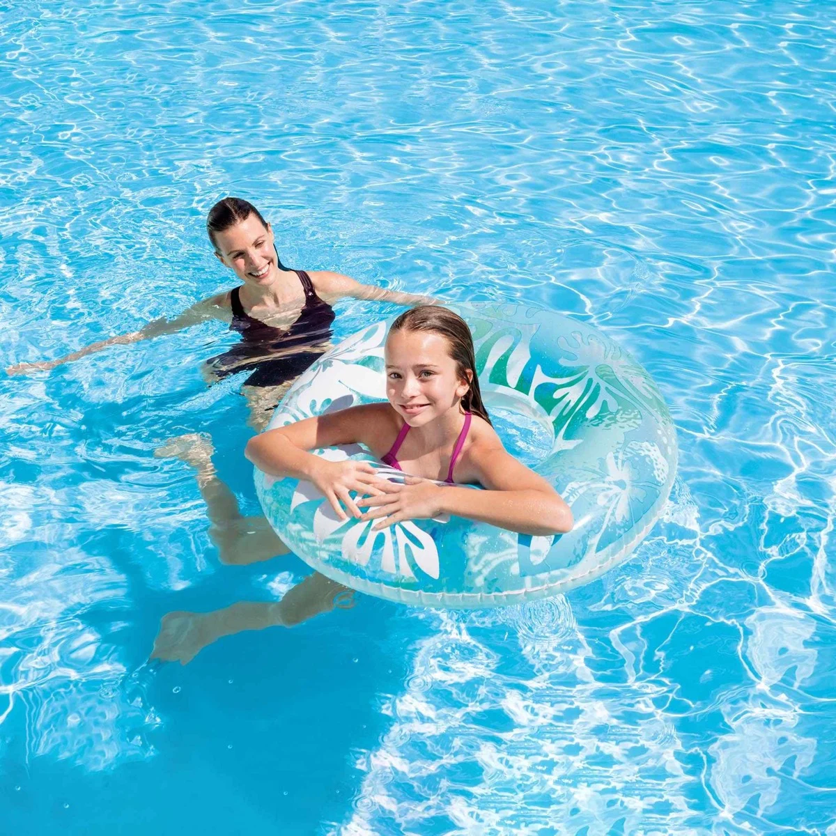 Intex Clear Colour Swim Ring Assorted