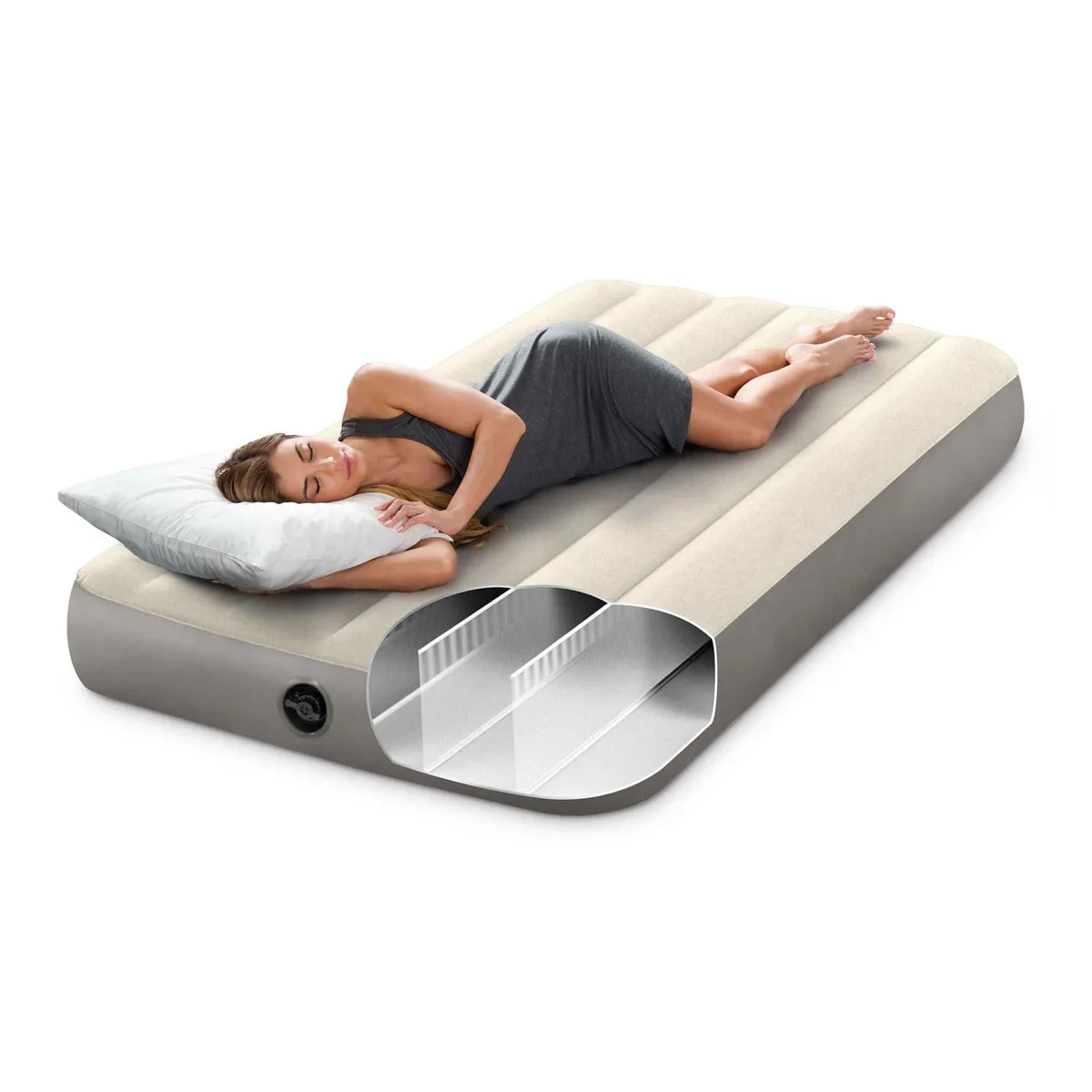 Intex Dura-Beam Single-High Airbed Twin